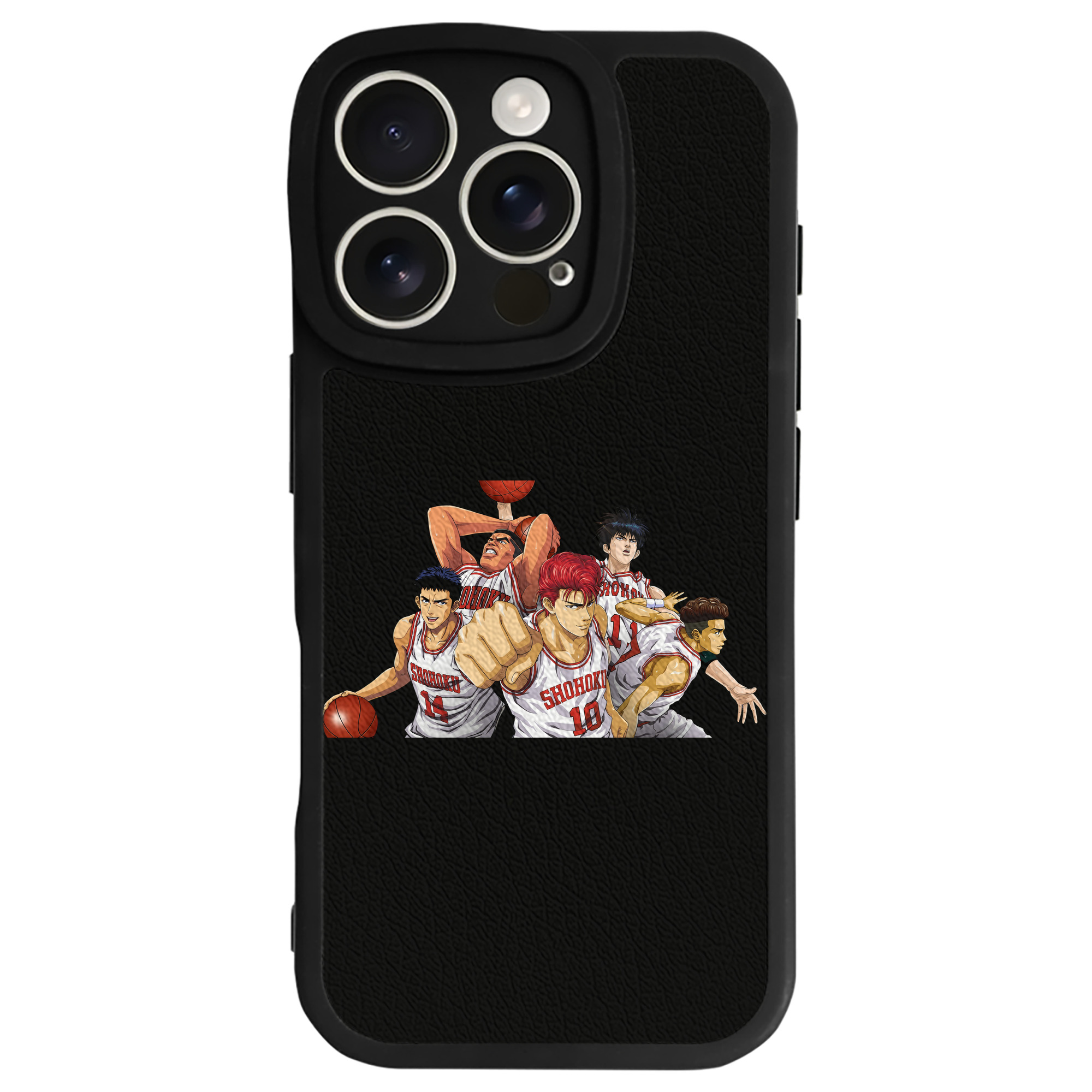 （画像用） SLAM DUNK／スラムダンク 【iPhone 16シリーズ対応】シリコンスマホケース（レザー調） 材質：シリコン